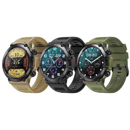 K56Pro 1.39 Inch Heart Rate/Blood Pressure/Blood Oxygen Monitoring Smart Calling Watch(Green) by buy2fix