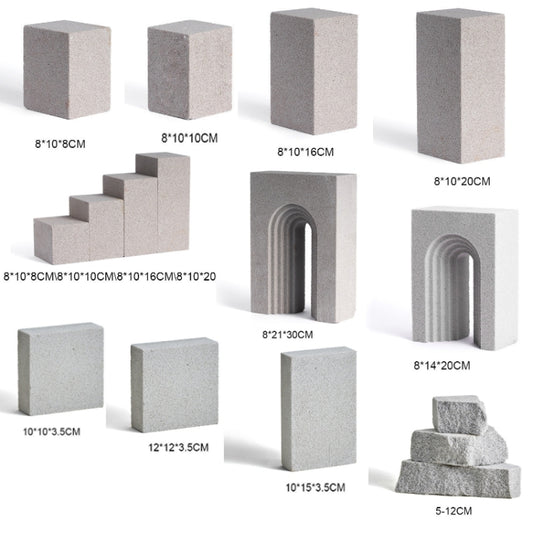 Jewelry Still Life Ornaments Geometry Photography Props, Size: Irregular 3PCS/Set by buy2fix