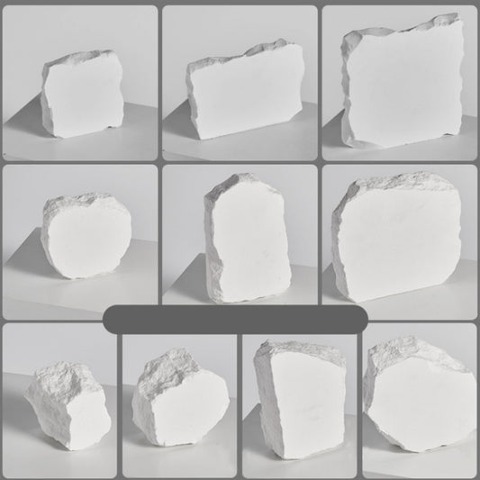 Irregular Plaster Jewelry Ornaments Photography Props, Size: 2.6cm Large by buy2fix