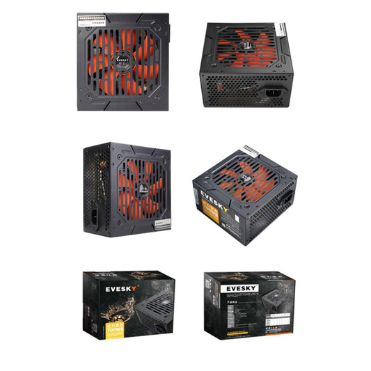 EVESKY 700WS ATX 12V Computer Power Supply With 12cm Fan by EVESKY