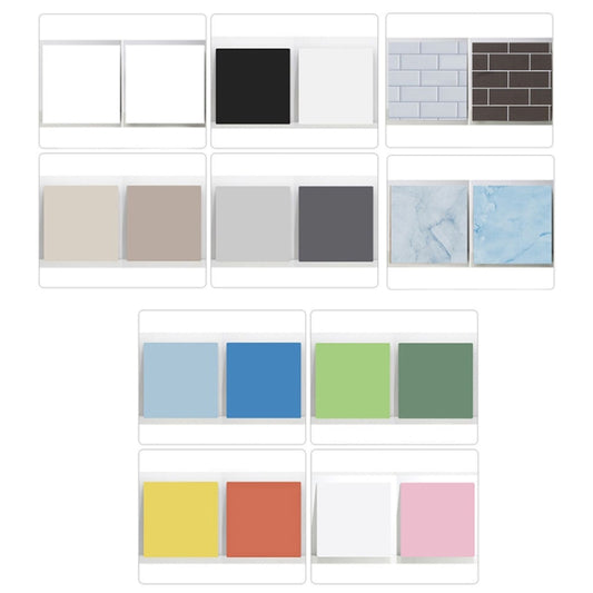 40x40CM Double-sided Photography Background Board Food Photo Props(Black White) by buy2fix