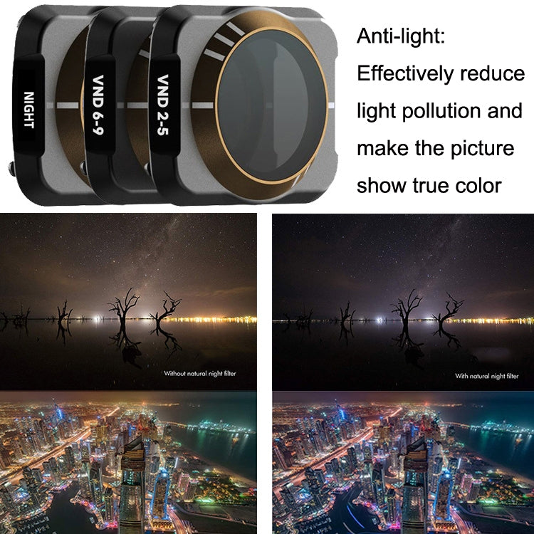 JSR For DJI Mavic Air 2 Motion Camera Filter, Style: UV+CPL+ND8+ND16+ND32+ND64 by JSR