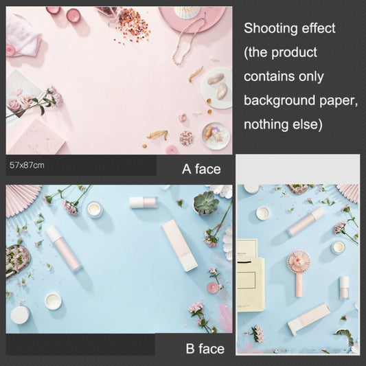 3D Double-Sided Matte Photography Background Paper(Fresh Makeup Bath) by buy2fix