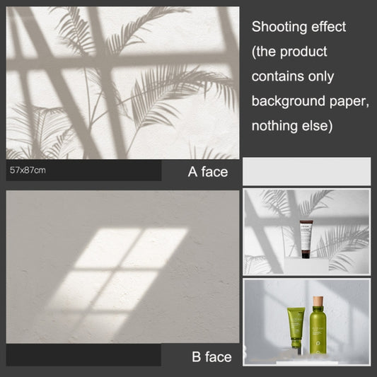 3D Double-Sided Matte Photography Background Paper(Wall Shadow Background) by buy2fix