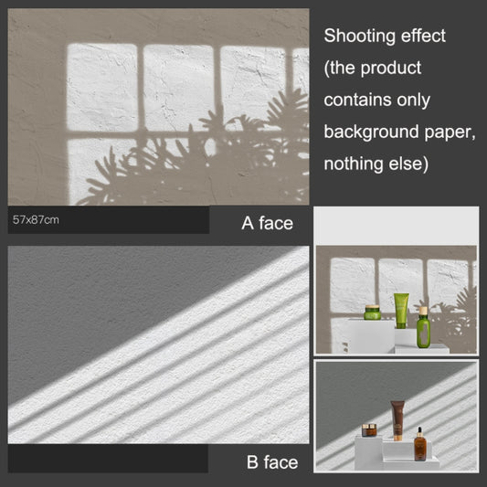 3D Double-Sided Matte Photography Background Paper(Wall Shadow Background 2) by buy2fix