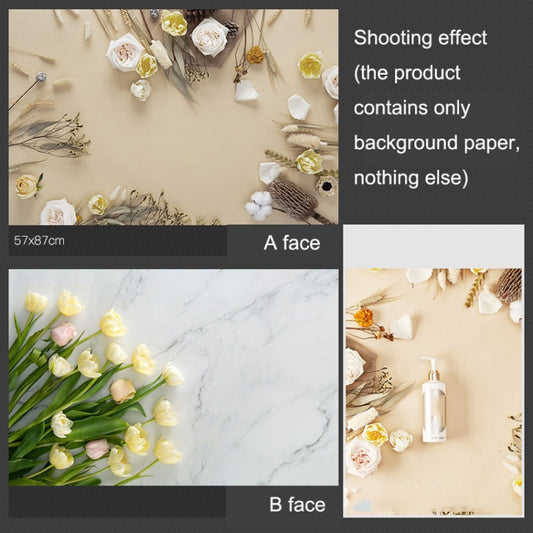 3D Double-Sided Matte Photography Background Paper(Flower Rhyme) by buy2fix