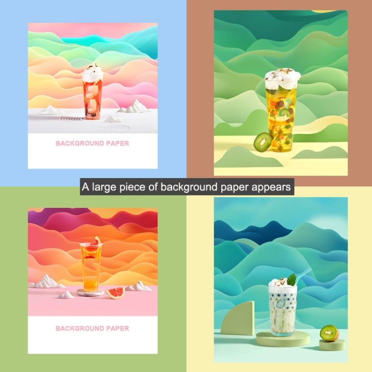 3D Double-Sided Matte Photography Background Paper(Flower Rhyme) by buy2fix