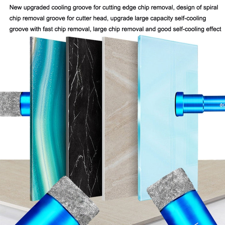 Ceramic Glass Hole Opener Domestic Marble Hole Puncher, Punch Diameter: 6mm by buy2fix