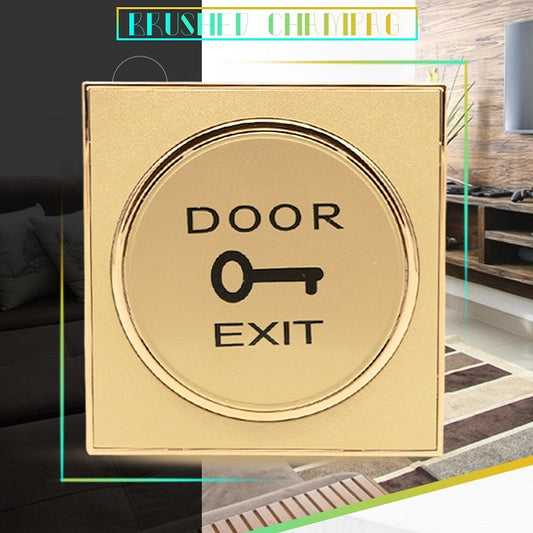 Access Control Switch Metal Touch Infrared Switch E5 Golden Switch by buy2fix