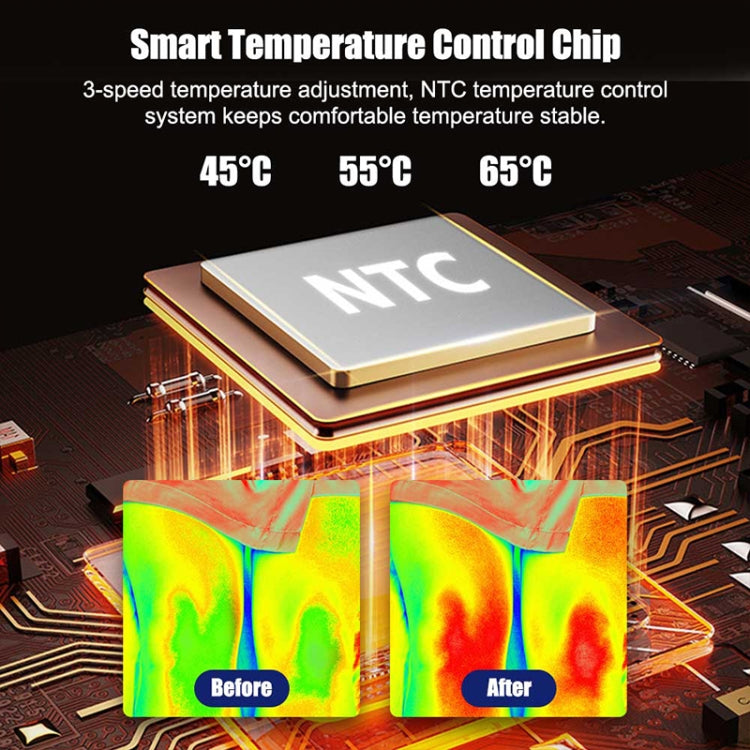 Electric Heating Therapy Knee Warm Knee Pad Brace Massage,Spec: Single With Vibration by buy2fix