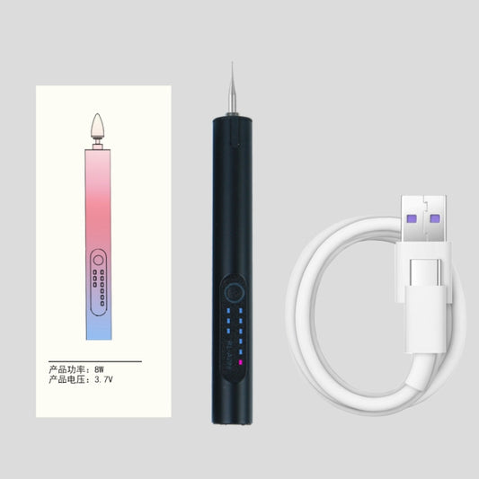 A288 Electric Grinding Machine Small Handheld Carving Pen, Style: Black by buy2fix