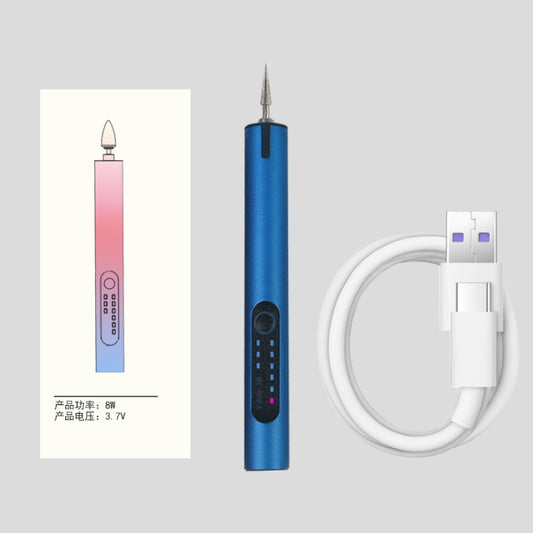 A288 Electric Grinding Machine Small Handheld Carving Pen, Style: Blue by buy2fix