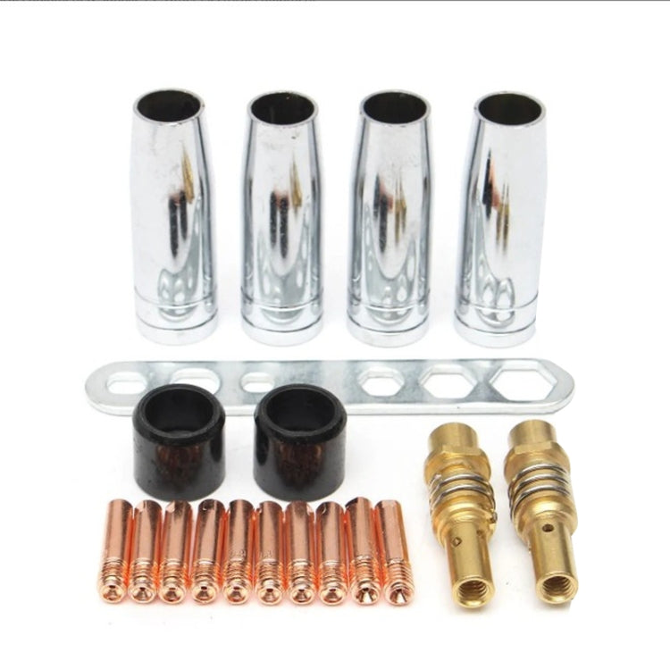 19 PCS / Set Welding Torch Insulation Sleeve Cover Nozzle Head Spring Tool Spare Kit by buy2fix