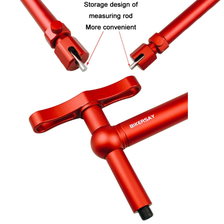 BIKERSAY Bicycle Wheelset Rear Change Lug Tail Hook Correction Tool, Color: BT053S Red by BIKERSAY
