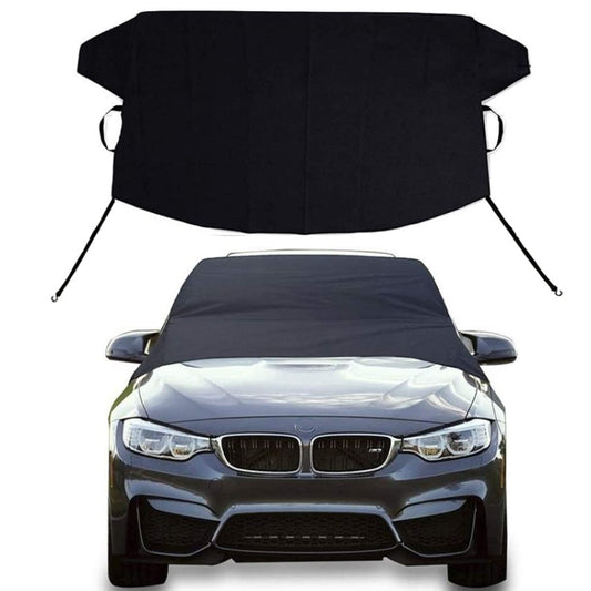 600D Oxford Cloth Car Snow Block Waterproof Windshield Coverings With Magnetic L by buy2fix