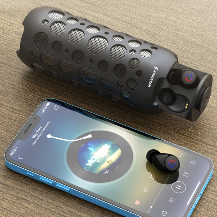 K045 2 In 1 Outdoor Mini Wireless Bluetooth Audio In-Ear Headphones(Green) by buy2fix