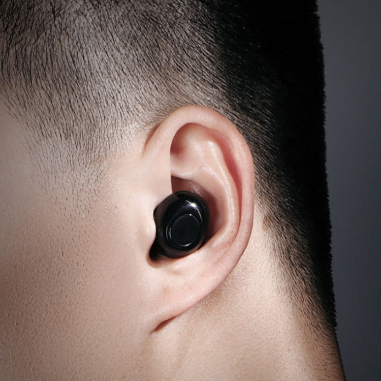 TWS In-Ear Sound Amplifier For Elderly Hearing Aid Headphones(Black) by buy2fix