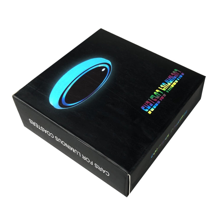 1 Pair Automotive LED Colorful Luminous Water Coaster Acrylic Car Cup Tank Atmosphere Lamp(Star Model) by buy2fix