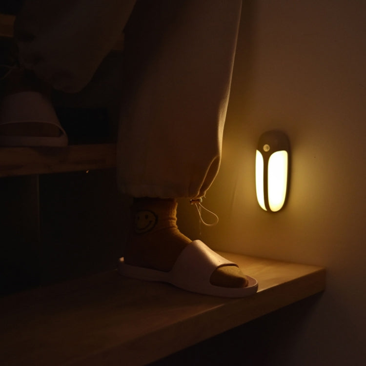 USB Rechargeable Firefly Smart Body Sensor LED Light(White Light) by buy2fix