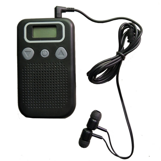 19A Hearing Aids Sound Amplifier Battery Powered In Ear Hearing Enhancement Device(Black) by buy2fix