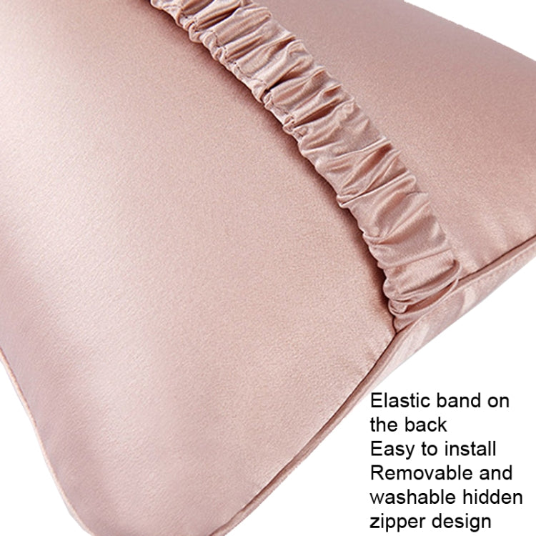 TZ19 Silk Car Head Pillow Car Memory Foam Comfort Lumbar Support(Pink) by buy2fix