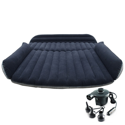 ZQ-418 SUV Rear Trunk Inflatable Bed Cushion Travel Universal Air Bed(Blue Black) by buy2fix