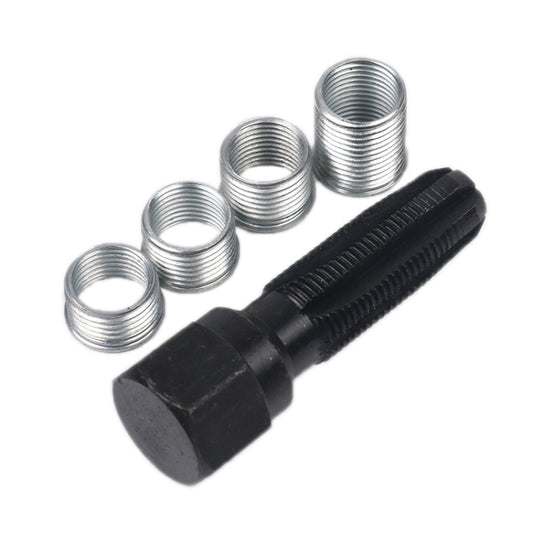 5 PCS/Set 14mm Spark Plug Hole Thread Repair Tool Tap Regenerator by buy2fix