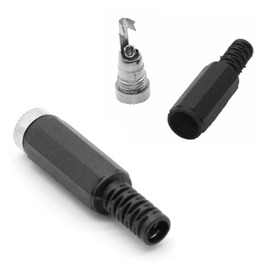 30 PCS Assembled Solder Wire DC Female Head(DC 2.5mm) by buy2fix