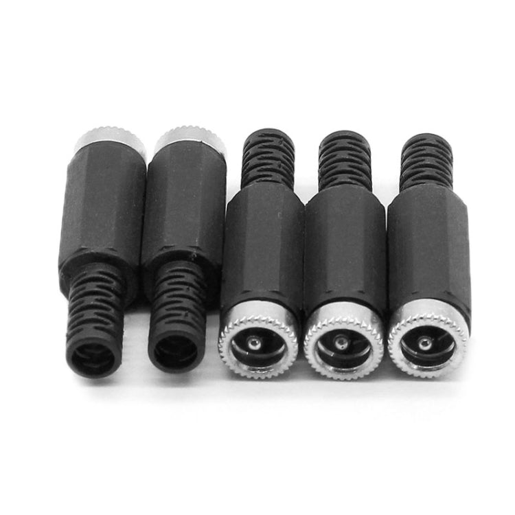 30 PCS Assembled Solder Wire DC Female Head(DC 2.5mm) by buy2fix