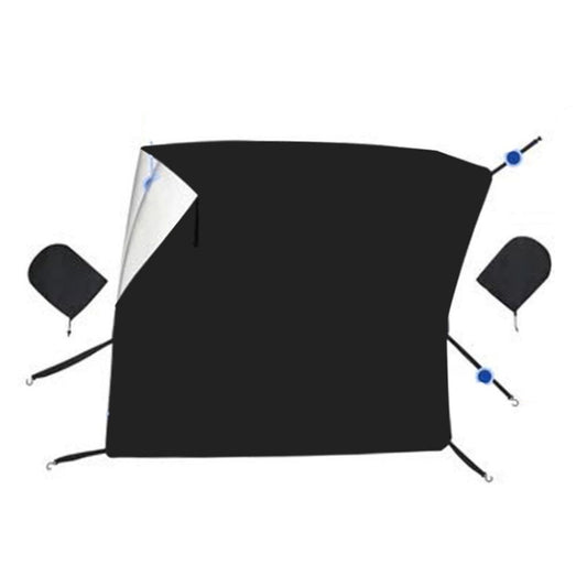 Car Front Window Snow Coated Silver Cloth Anti-freeze Sun Blocker Cover(205x150x167cm) by buy2fix