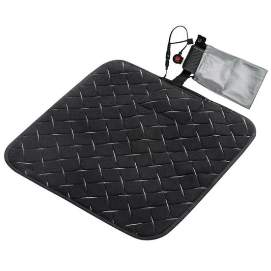 USB Charging Intelligent Thermostatic Heating Cushion(Black) by buy2fix