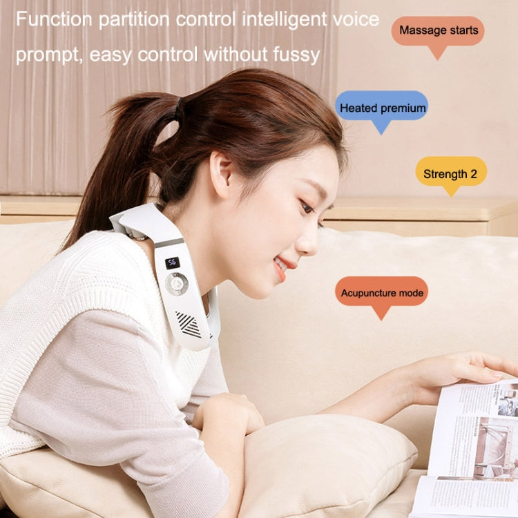 CW1 Household Electric Intelligent Pulse Peck Protector Peck Massager(White) by buy2fix