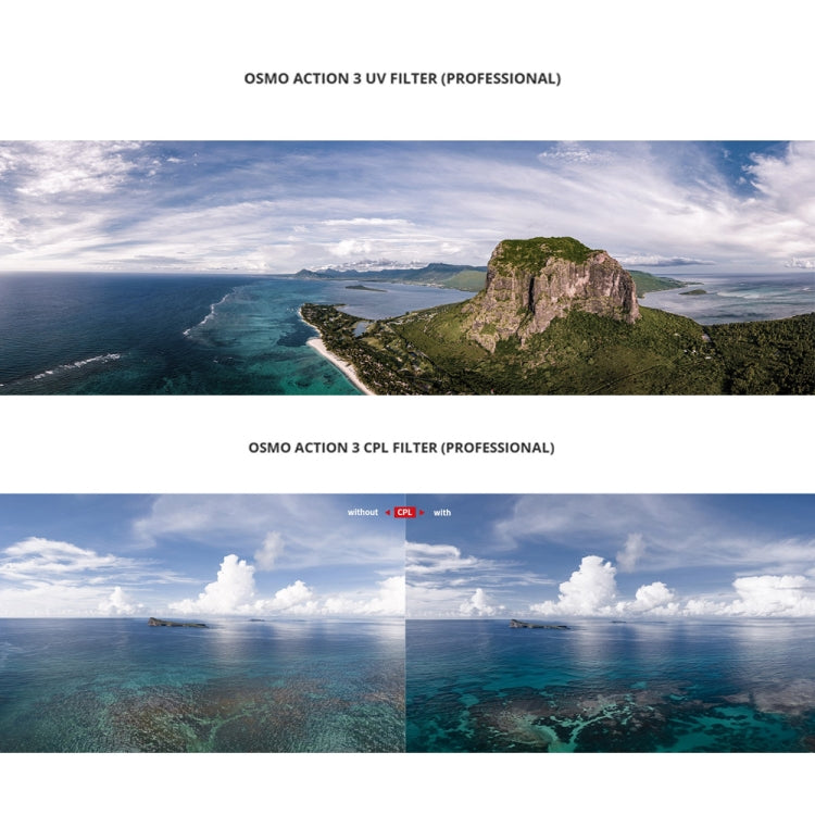 PGYTECH For DJI OSMO Action 3 Filter Camera Lens Pro Version,Spec: CPL by PGYTECH