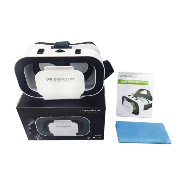 VRSHINECON G05 5th 3D VR Glasses Virtual Headset Digital Glasses(White) by VRSHINECON