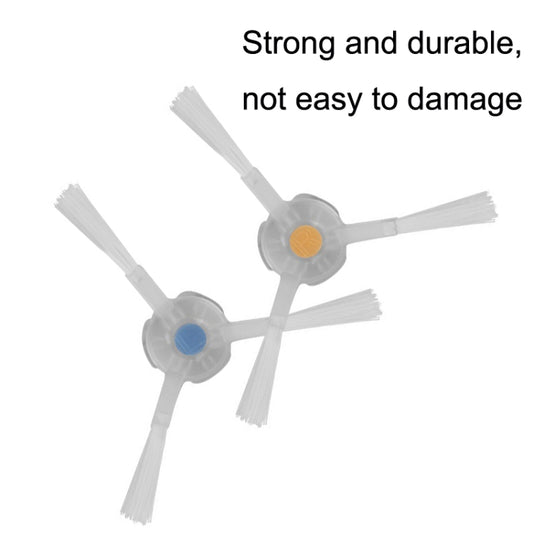 For Cloud Whale J1/J2 3pairs White Side Brush Sweeper Accessories by buy2fix