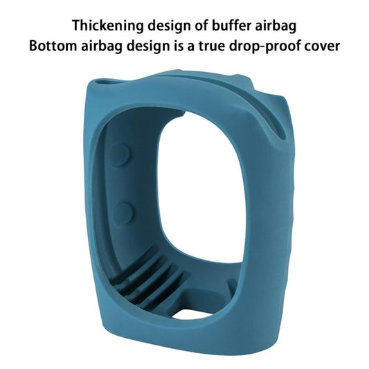 For JBL Clip 4 Bluetooth Speaker Silicone Case Protective Cover With Straps(Blue) by buy2fix