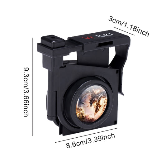 Vr fold V1 Panoramic View Convenient Folding VR Glasses(Black) by Vr fold