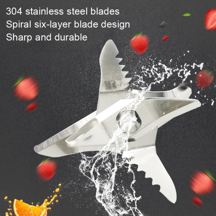 10 PCS CA-AD540 Portable Electric Juice Cup Six-blade Teeth Blade by buy2fix