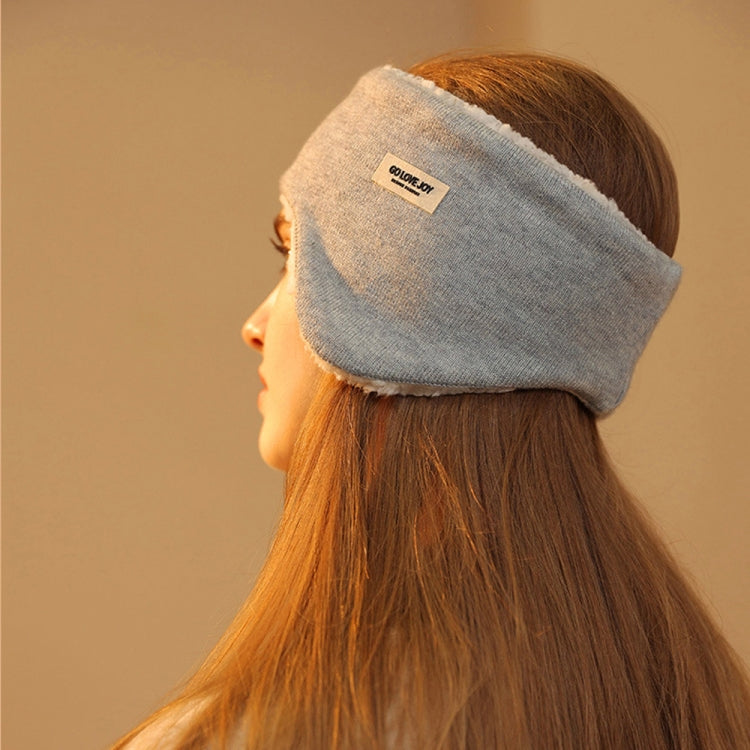 Golovejoy Winter Warm Soundproof Earmuffs + Earplugs Set Sleep Eye Mask(Gray) by buy2fix