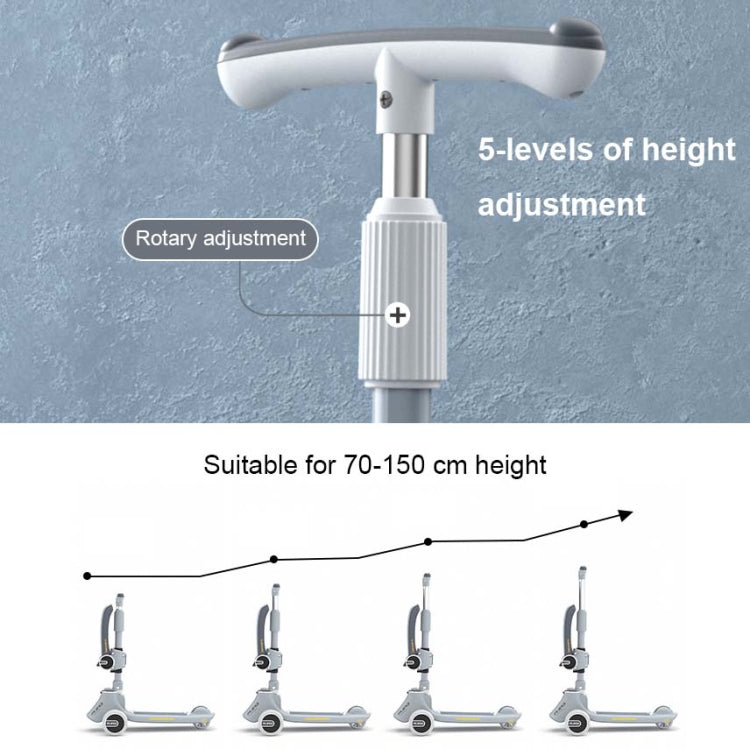 MIJIAQI 01 3 In 1 Multifunctional Foldable Children Scooter with Music and Lights, Spec: Pink Seat by MIJIAQI