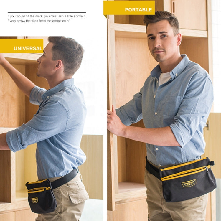 WINHUNT WH017 Multi-purpose Electrician Repair Tool Storage Belt Pouch(26.5x17.5cm) by WINHUNT