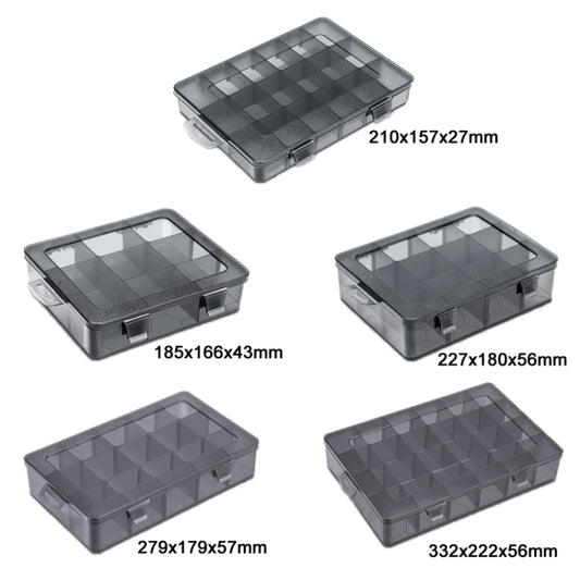 Multi-Compartment Sorted Electronic Parts Organiser, Specifications: 24 Grid by buy2fix