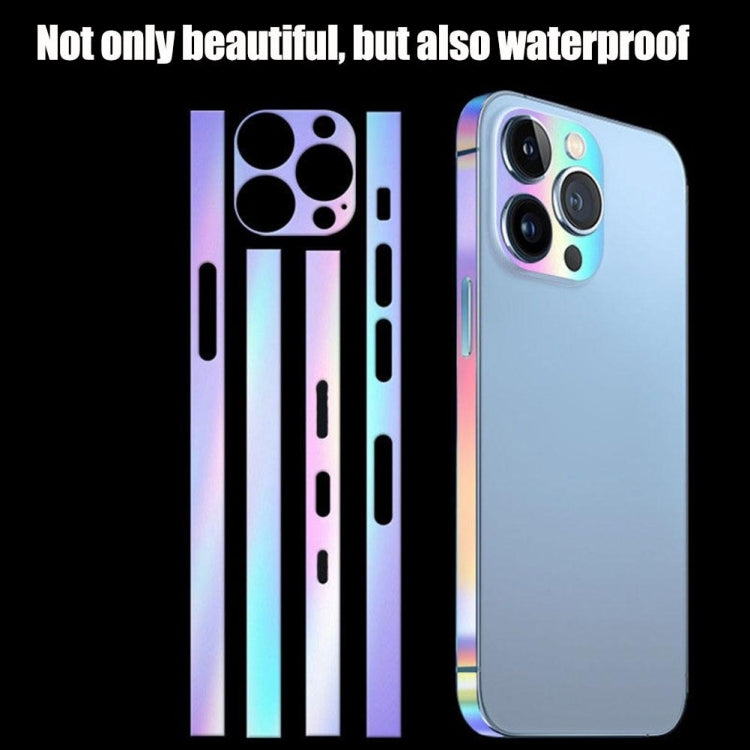 For iPhone 12 2 Sets Dazzle Colour Luminous Side Frame Film by buy2fix