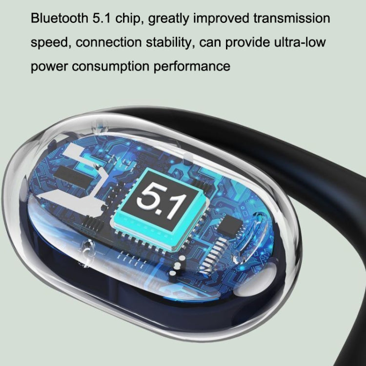 JS270 Wireless Bluetooth Headset Hanging Ear Business Sports Earphone(Black) by buy2fix