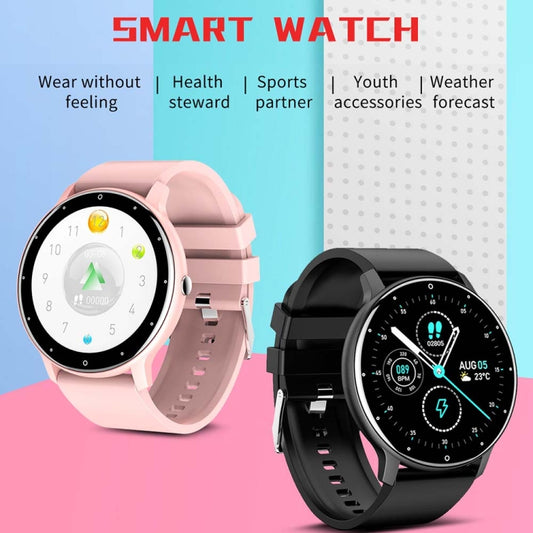 BW0223 Heart Rate/Blood Oxygen/Blood Pressure Monitoring Bluetooth Smart Calling Watch, Color: Silicone Beige by buy2fix