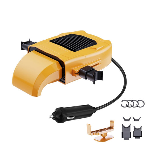 Car 12V Heater Defrost Snow Defogger, Color: Yellow Dual Use by buy2fix
