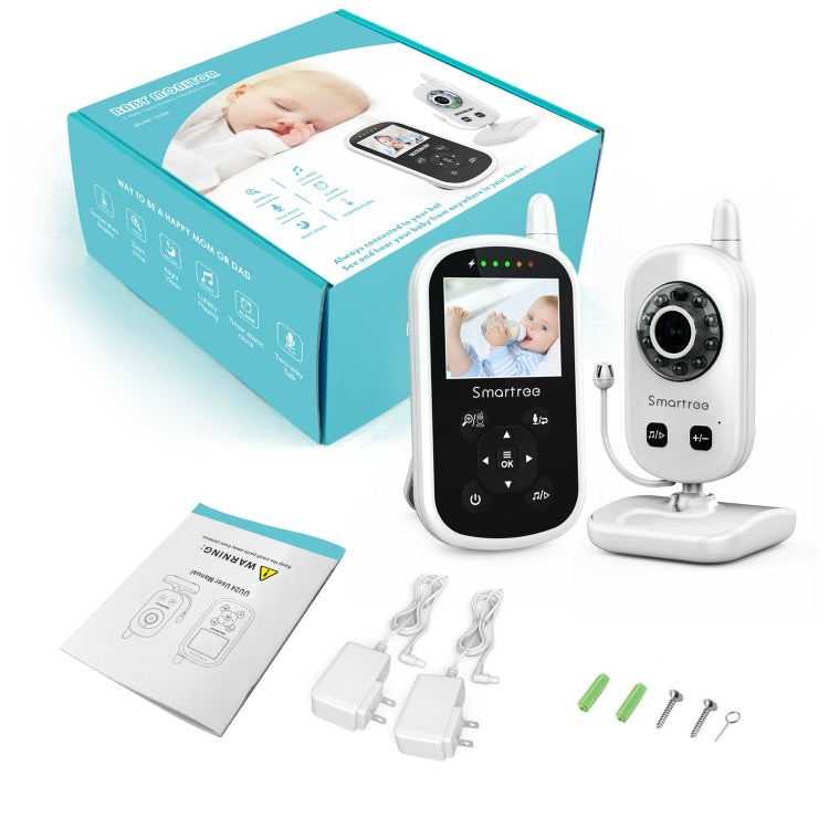 UU24 2.4 Inch Wireless Baby Monitor Camera Temperature Monitor 2 Way Audio VOX Lullaby US Plug by buy2fix