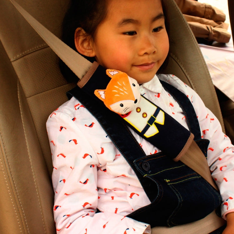 H002 Children Car Seat Belt Cartoon Cover(Rabbit) by buy2fix