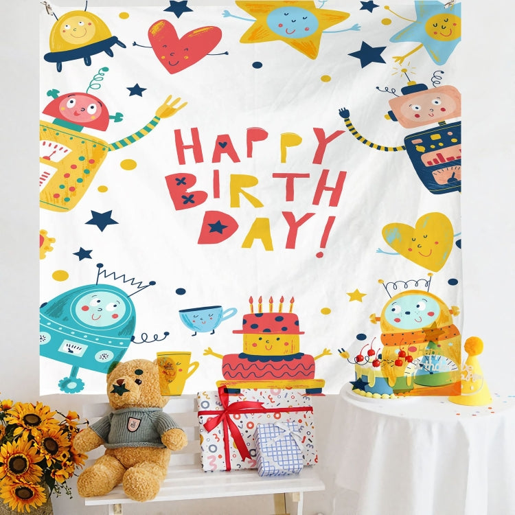 Birthday Layout Hanging Cloth Children Photo Wall Cloth, Size: 180x200cm Velvet(1) by buy2fix