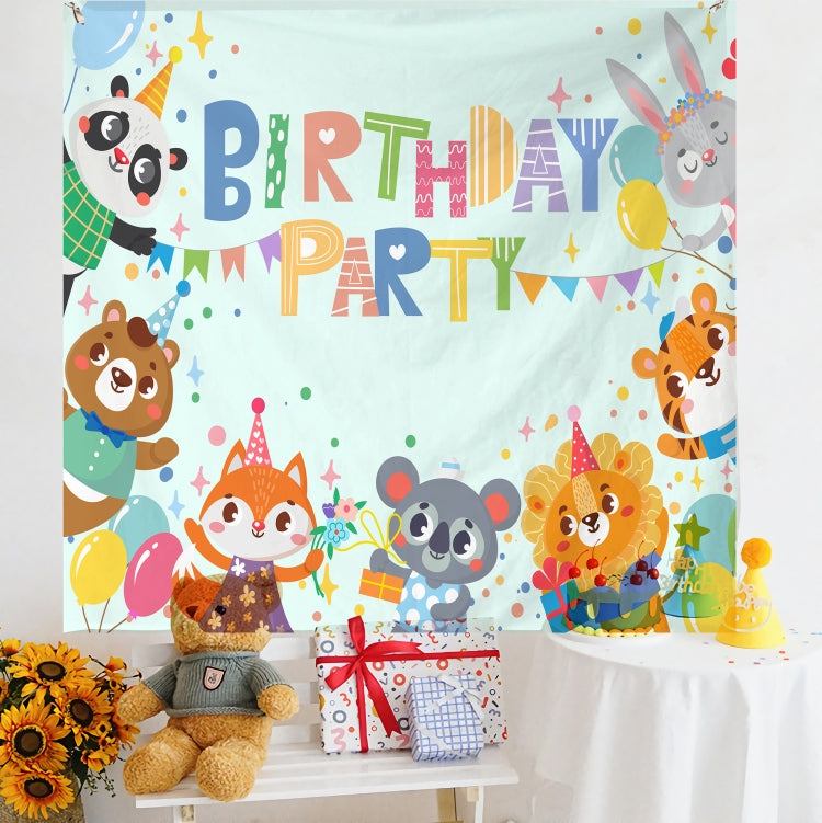 Birthday Layout Hanging Cloth Children Photo Wall Cloth, Size: 180x200cm Velvet(2) by buy2fix